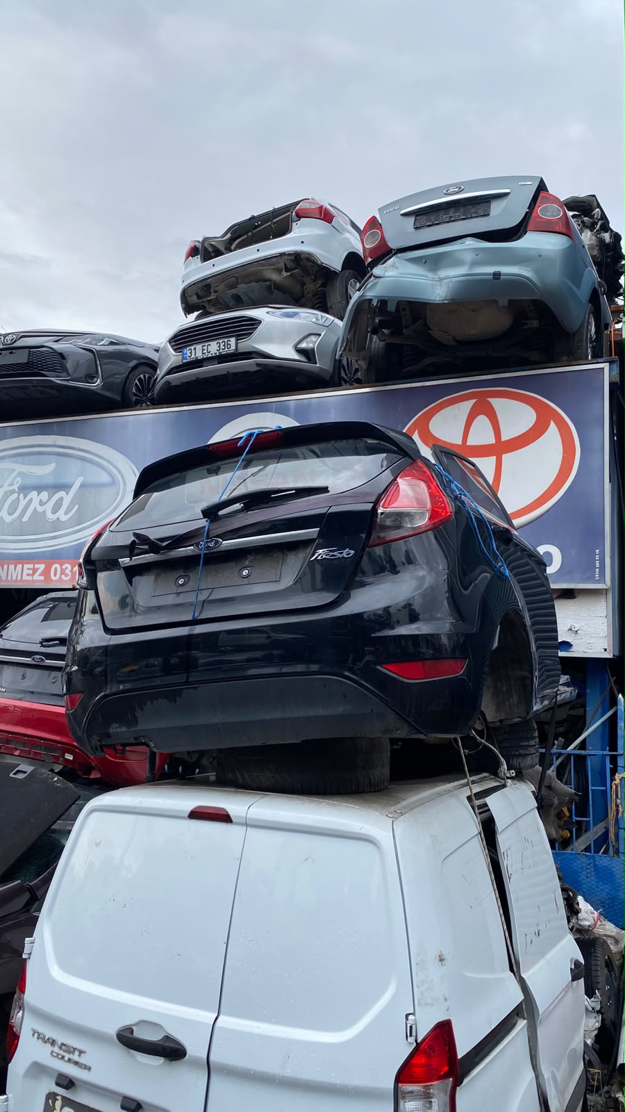FORD FİESTA 2009 -2017 KASA ORJİNAL TAVAN HER RENK MEVCUT